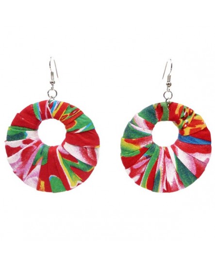 Anneau enrubanné (Boucles d'oreilles)
