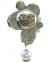 Broche violette romance victorienne Soyokay