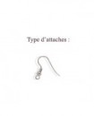 Spirales couleur unie (Boucles d'oreilles)