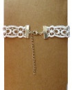 collier ras de cou dentelle blanche romantique
