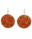 Disque enrubanné (Boucles d'oreilles)