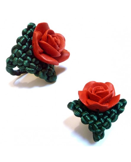 Rose rouge (Bague)